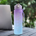 Gourde de motivation quotidienne coloré 900ml - Vignette | Gourde Store